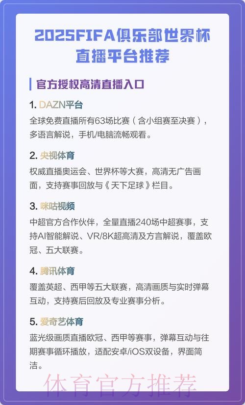 最佳平台推荐：免费观看世界杯直播